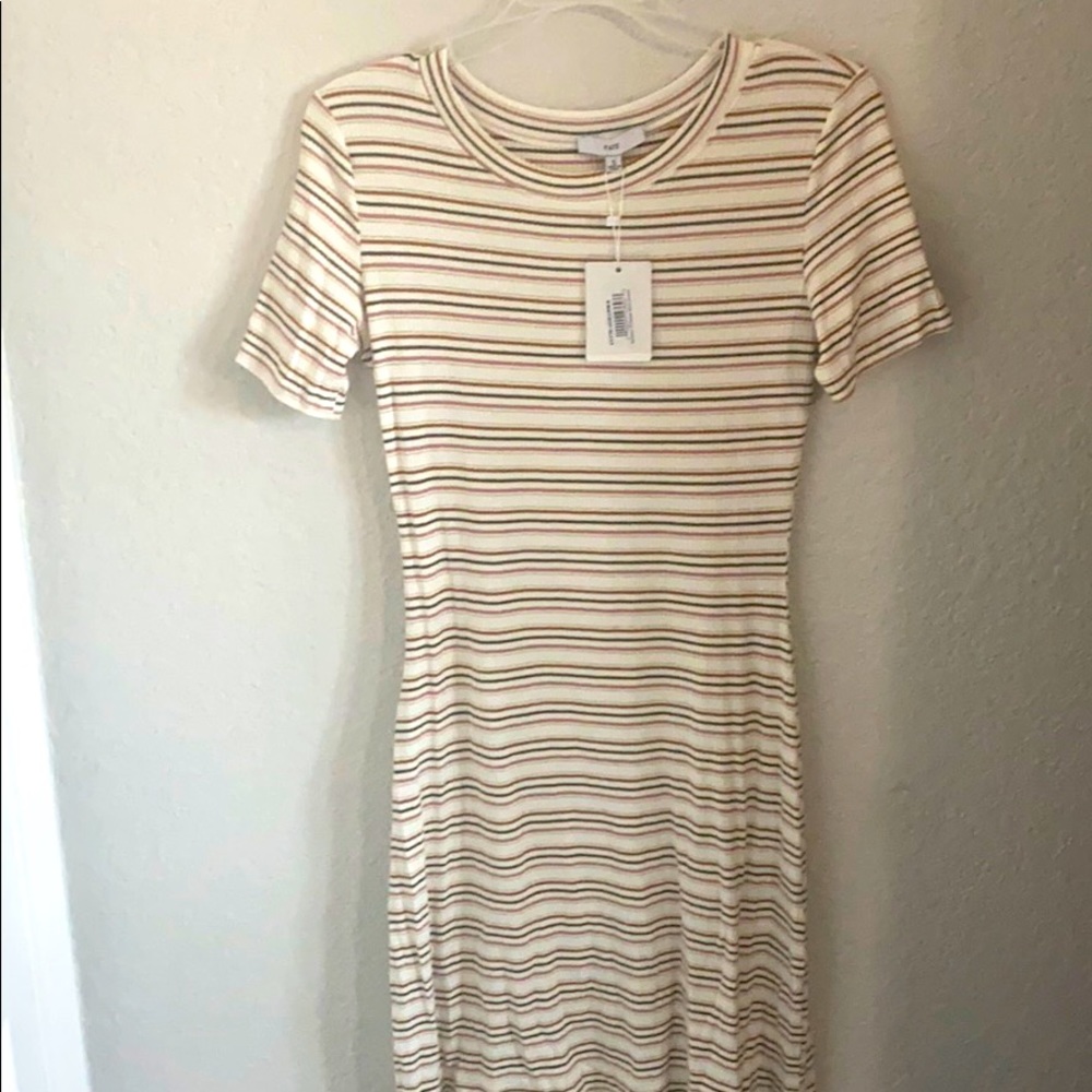 Neutral mini dress